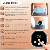 EMS Pulse Rechargable Pad for Waist and Abs training -  - Nushape